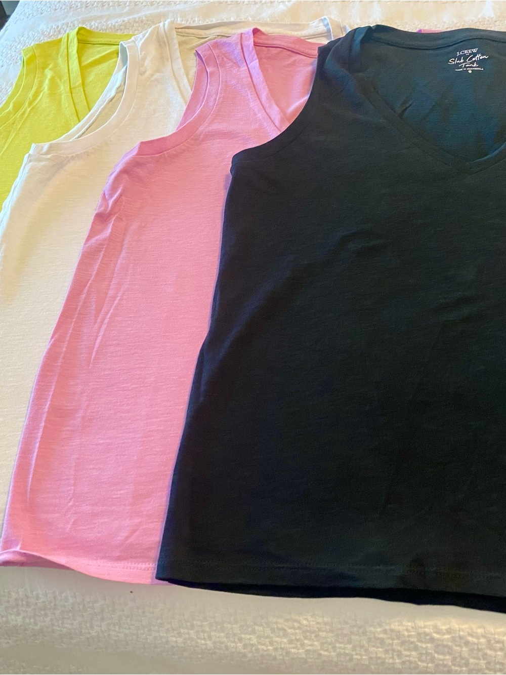 J. Crew Ladies V-Neck Cotton Tank Top